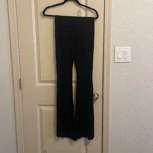 Wide leg yoga pants